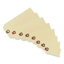 Picture of Avery Consumer Products AVE12301 Shipping Tags- No 1- Plain- 2-.75in.x1-.38in.- Manila
