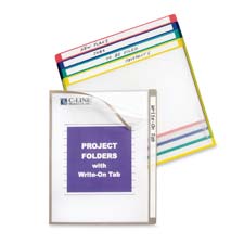 Picture of C-Line Products- Inc. CLI62160 Project Folders- Colored- 11in.x8-.50in.- Assorted