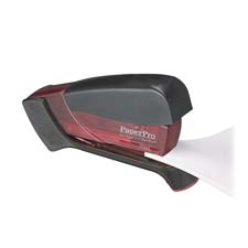 Picture of Accentra- Inc. ACI1558 Compact Stapler- Spring-powered- Staples 15 Sheets- Red-Black