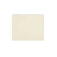 File Folders- .33 Left Tab Cut- 1 Ply- Letter- Manila