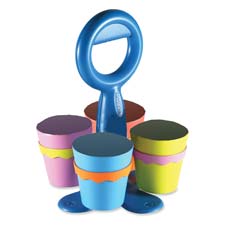 Picture of Acme United Corporation ACM14754 Scissor Caddy- w-4 Removable Cups- Assorted
