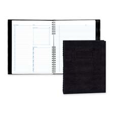 Picture of Rediform Office Products REDA30C81 Daily Planner-Notebook- 7AM-1130PM- 11in.x8-.50in.- Black