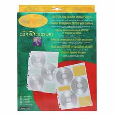 Picture of Compucessory CCS22297 CD Media Binder Refill- 25 Refill Pages