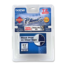 Picture of Brother International Corp. BRTTZE243 Lettering Tape- .75in. Size- Blue-White