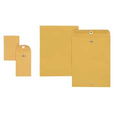Gummed Clasp Envelope- Kraft - 5in.x7-.50in.