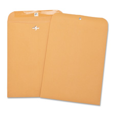 Picture of Business Source BSN36674 Hvy-duty Clasp Envelopes- 8-.75in.x11-.50in.- Brown Kraft