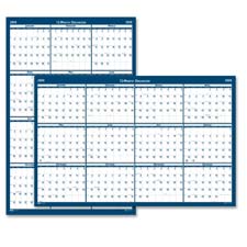 Picture of House of Doolittle HOD396 Wall Calendar- Laminated- Reversible- 12 Mth- JanDec- 24in.x37in.