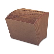 Daily Expanding File- 1-31- Letter- 12in.x10in.- Brown