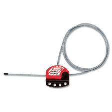 Picture of Master Lock Company MLKS806 Cable Lockout- 6 Foot- 5-32in. Diameter- Black-Red