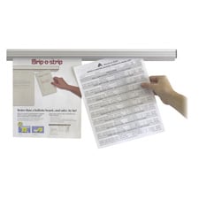 Picture of Advantus Corp. AVT02005 Message Holder- Double-sided Tape- Brackets-Screws- 3ft.- Satin