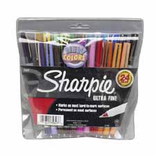 Picture of Sanford Ink Corporation SAN75847 Permanent Markers- Ultra Fine- 24-ST- Assorted