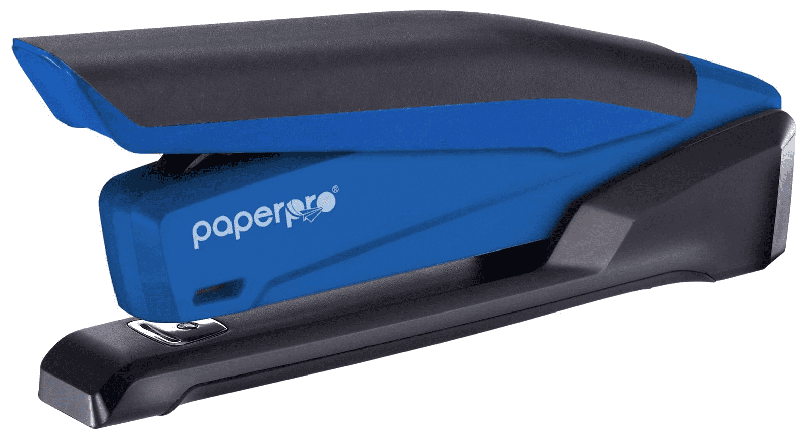 Picture of Accentra- Inc. ACI1122 Stapler- Staples 20 Sheets- Rubber Handle- Translucent Blue