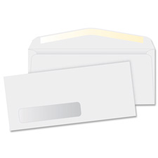 Picture of Business Source BSN42251 Window Envelopes- No 10.- Side Seam- 4-.13in.x9-.50in.- White