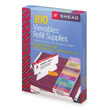 Picture of Smead Manufacturing Company SMD64910 Labeling System Supplies Kit- 100 Tabs- 112 Labels- White