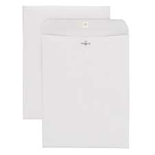 Gummed Clasp Envelope- 28Lb- 6-.50in.x9-.50in.- Gray