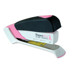 Picture of Accentra- Inc. ACI1188 Desktop Stapler- 20 Sheet Capacity- Pink-White