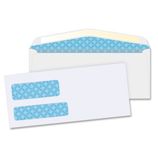 Double Window Envelopes- No. 9- 3-.88in.x8-.88in.- White