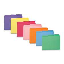 Interior Folder- .33 Cut Tab- Letter- Pink