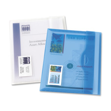 Picture of Avery Consumer Products AVE72278 Translucent Document Wallets- Matte Finish- Clear