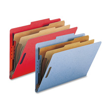 Picture of Nature Saver NATSP17224 Classification Folders- w- Fstnrs- 2 Dvdrs- Legal- BE