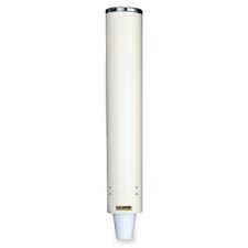 Picture of San Jamar SJMC4210PFSDE Foam Cup Dispenser- Self-Adjusting- 4-10oz- White