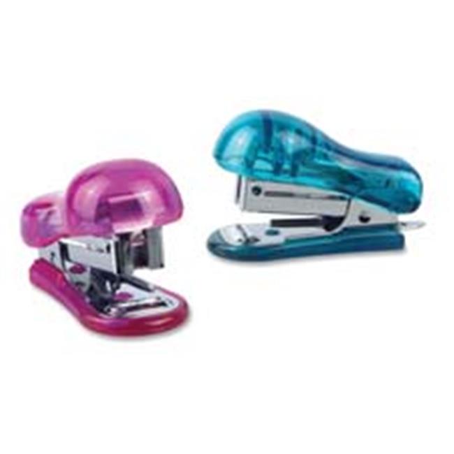 Mini Stapler- Plastic- Translucent Assorted