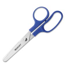 Picture of Acme United Corporation ACM42516 Scissors- Stainless Steel Blades- 5in. Blunt- Assorted