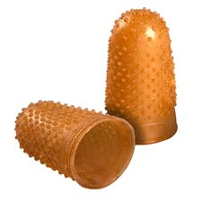 Picture of Swingline SWI54033 Rubber Finger- .75in. Diameter- Amber