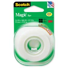 Picture of 3M MMM205 Magic Tape- .75in.x500in.- Clear