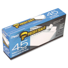 Picture of Mead MEA75026 Security Envelopes- Self-Sealing- No 10- 45-Box- White