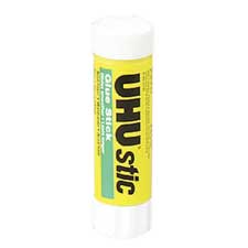 Picture of Saunders Manufacturing SAU99655 UHU Glue Stick- 1.41 oz- Washable- Clear