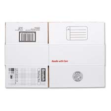 Picture of 3M MMM8006 Mailing Box- Size C- Labels Included- 14in.x10in.x5-.50in.- White