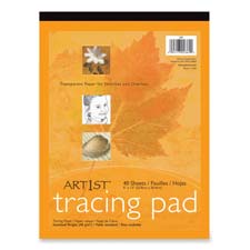 Picture of Pacon Corporation PAC2369 Tracing Pad- F-Sketches and Overlays- 9in.x12in.- 40 Sheets- White