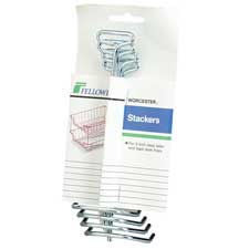 Picture of Fellowes Mfg. Co. FEL63112 Stacking Supports For 60112- 5-.50in.- Black