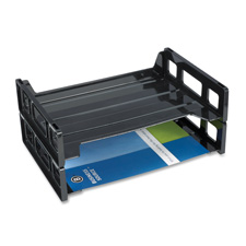 Stacking Tray- Side Load- Letter- Black