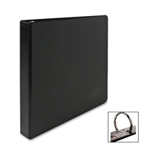 Round Ring Binder- 2in. Capacity- 11in.x8-.50in.- Black