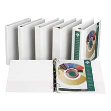 Insertable Binder- White - .50in. Capacity- 8-.50in.x11in.