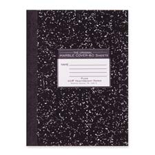 Picture of Roaring Spring Paper Products ROA77479 Compostion Book- Unruled- 20 lb.- 80-Sht- 10-.25in.x7-.88in.- Black