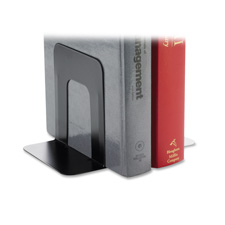 Picture of Business Source BSN42551 Bookend Supports- Jumbo- 6-1in.x9-.3in.x8-9in.- Black