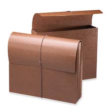 Leather-Like Wallet - Black - Letter Size - Expands 3.5 inches - Eco-Friendly Material