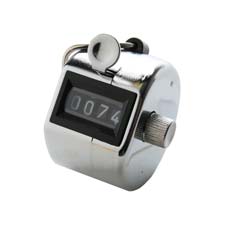 Tally Counter w- Finger Ring- Silver