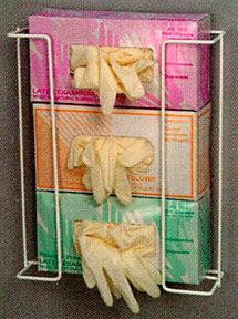 Picture of RackEm Racks 4063 14 in. H Space Saver Exam Glove Dispenser