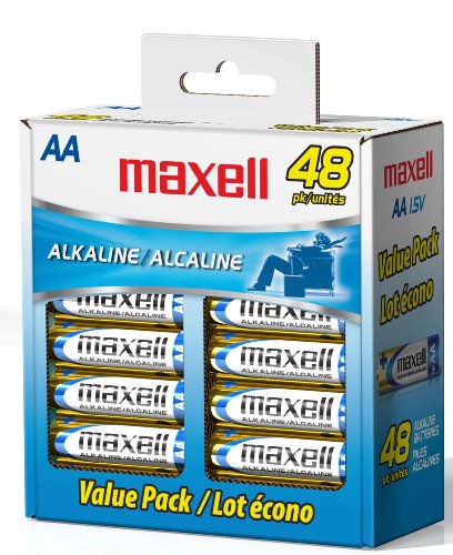 Picture of Maxell 723443 - Lr648B Alkaline Batteries - Aa; 48 Pk; Box