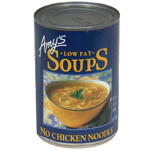 Picture of Amys Kitchen 77141 Low Fat No Chicken Noodle Soup