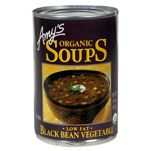 Picture of Amys Kitchen 77148 Organic Black Bean Soup Low Fat