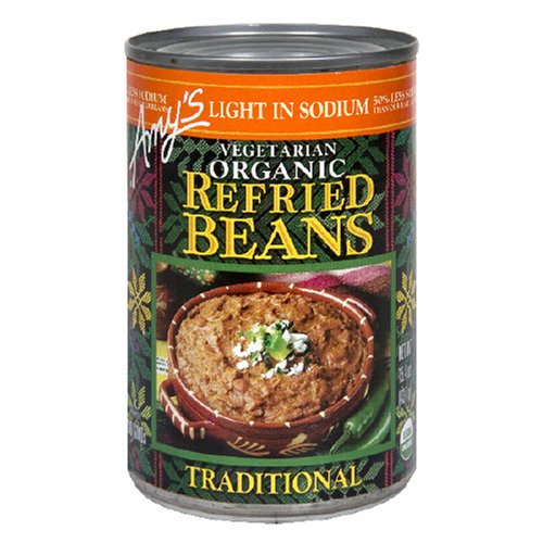 Picture of Amys Kitchen 20279 Organic Refried Traditional Beans Low Sodium