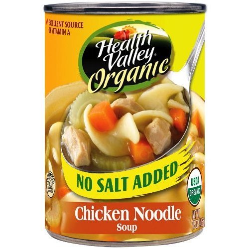 Picture of Heath Valley Natural Foods 34383 Organic Chicken Noodle Soup No Salt