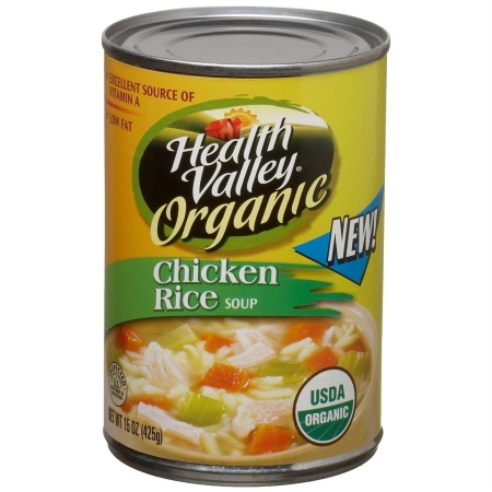 Picture of Heath Valley Natural Foods 34390 Organic Chicken Rice Soup