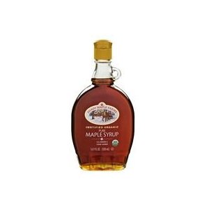 Picture of Shady Maple Farms 33080 Organic Grade a Dark Maple Syrup Glass