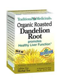 Picture of Traditional Medicinals 29067 Organic Roasted Dandelion Root Tea